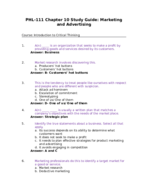 PHL 111 Chapter Ten Study Guide