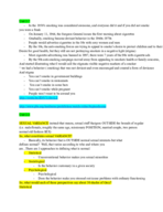 Soc 406 , Week 7 Notes