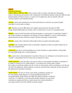 Soc 406, Exam 3 Study Guide