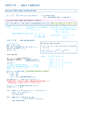 MATH 135 Week 7 Notes
