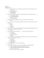Computer Concepts; Week 6, Module 6
