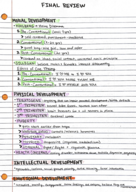 Human Growth and Learning Exam 3 Review