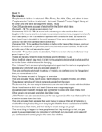 Literature 101 Week 10