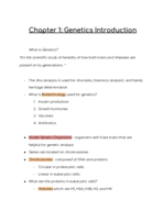 The Basics to Genetics