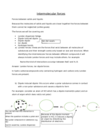 chem 1212 week 1: intermolecular forces
