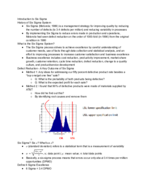 Introduction to Six Sigma