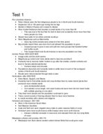 Week 1 notes