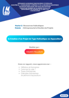 la Création d'un Projet de Type Halieutique ou Aquaculture