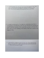 Physics Practice Problems