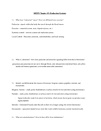 Bio II Study Guide