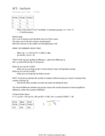 Statistical Methods - week 10 lecture notes