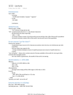 Social Problems - week 8 lecture notes