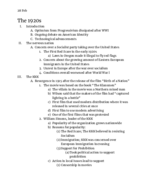 AMH2020, Week 8 Notes