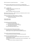 NEU 202 Introduction to Cognitive Neuroscience Week 16 notes 