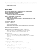  Ecology and Evolutionary Biology/Molecular Biology 214 Notes week 8