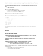  Ecology and Evolutionary Biology/Molecular Biology 214 Notes week 11