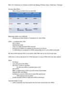  Ecology and Evolutionary Biology/Molecular Biology 214 Notes week 17