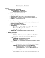 Introduction to Microbiology Midterm Study Guide