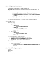 Anatomy and Physiology II, Chapter 23, Week 4