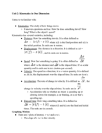 PHYS02A Unit 2 Lecture Notes