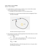 PHYS02A Unit 4 Lecture Notes