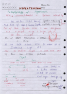Class Notes on Hypertension