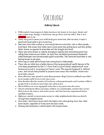 SOC 101, Week 1 Redlining Edpuzzle Notes