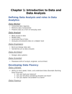 Chapter 1 Introduction to Data and Data Analysis