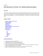 Programming Fundamentals Part 1 