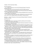 ACCT. 100 - CH. 1 Notes