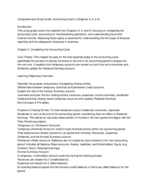 ACCT 100 - Exam 2 Study Guide (Chapters 5, 6, & 8)
