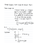 Calculus 3, Ch. 16.1 & Ch. 16.2