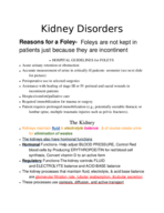 Kidney diseases