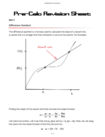 Introduction to Calculus I (P1)