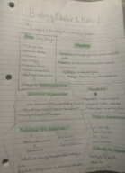 Bio Chapter 1 Notes 