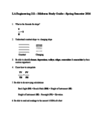 Engineering Midterm Study Guide