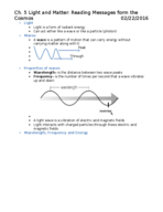 Astro Study notes Ch 5