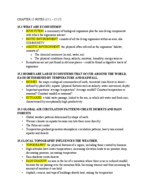 Chapter 15 Notes (Week 6)