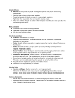 SYG1000- Ch. 5 Notes