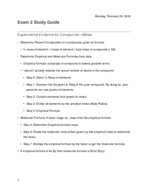 Exam 2 Study guide