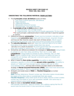 Study Guide for Second exam