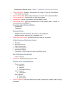 Introduction to Biology Notes: Chapter 7- Membrane Structure and Function
