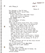 Week of February 22 Notes