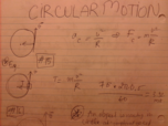 Circular Motion Notes