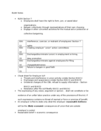 EXAM II Industrial Legislation 