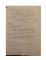 Week 6 Notes