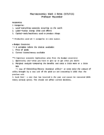 Macroecon week 2 notes