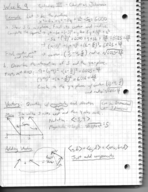Calculus III, Week 9 Notes