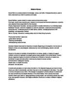 Social Work Midterm Review 