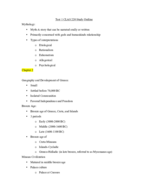 CLAS 220 Exam 1 Study Guide Outline
